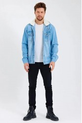 Men's Denim Jacket - Ice Blue - Jake