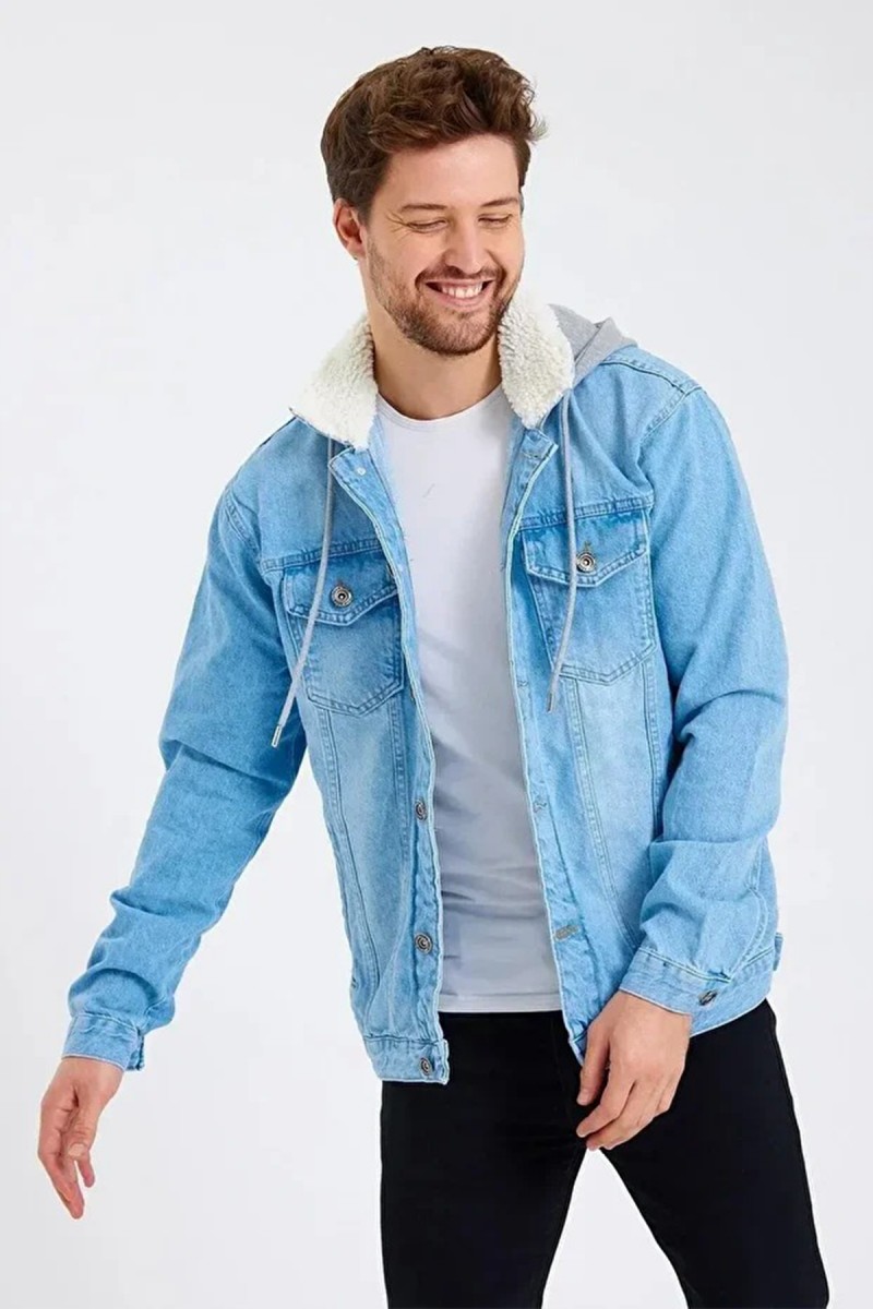 Men's Denim Jacket - Ice Blue - Jake
