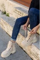 Women's Boots - Beige - DS.0LNA