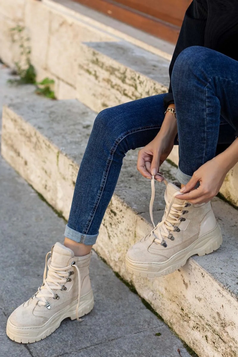 Women's Boots - Beige - DS.0LNA