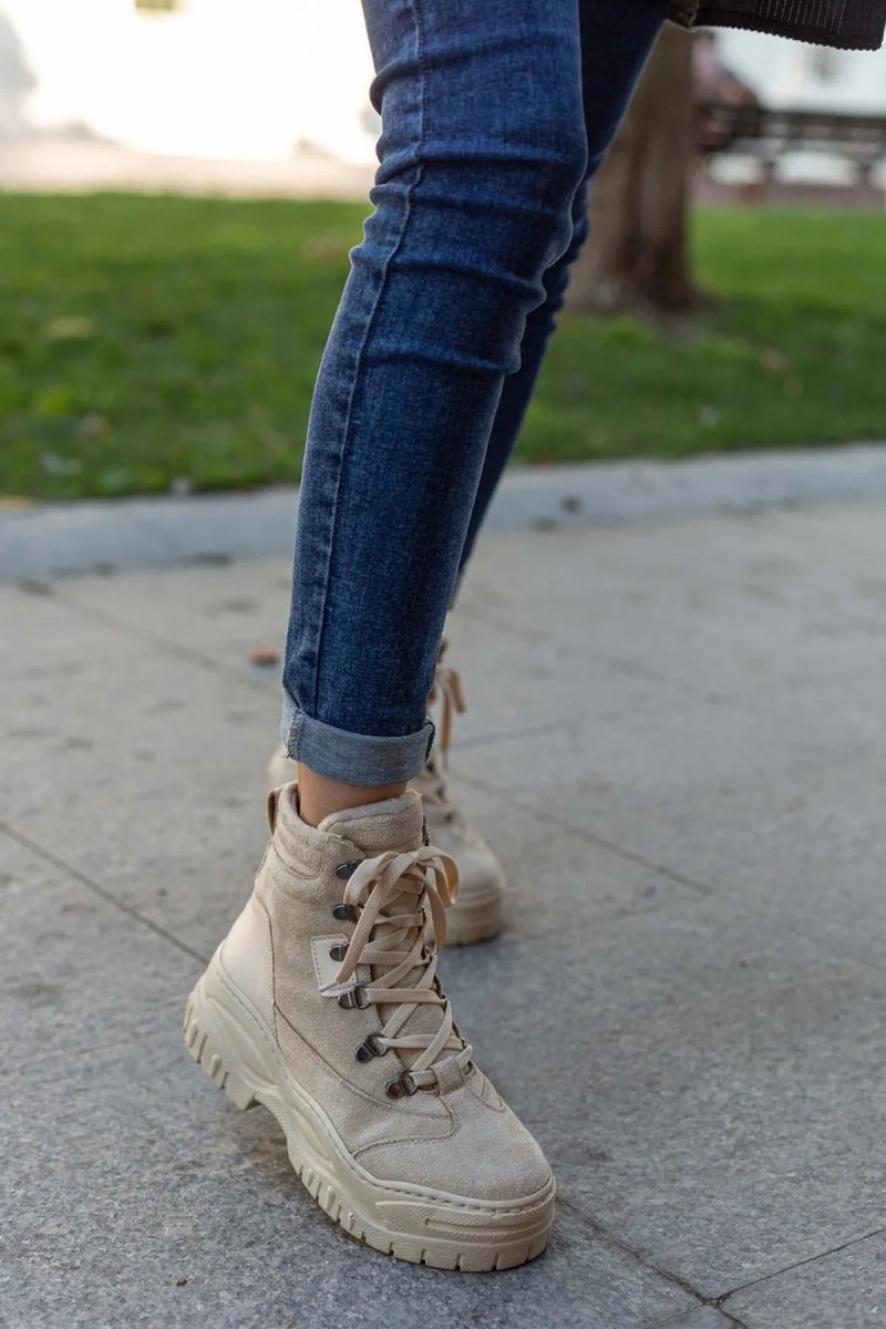 Women's Boots - Beige - DS.0LNA