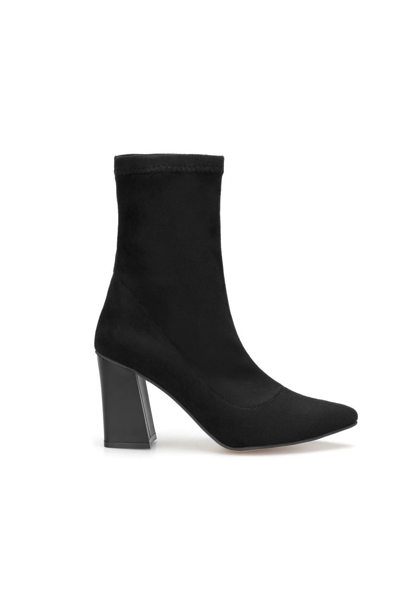 Women's Heeled Boots - Black - DS Kate