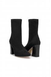 Women's Heeled Boots - Black - DS Kate