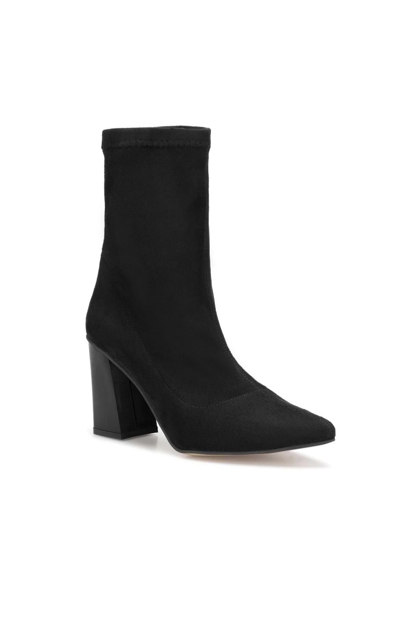 Women's Heeled Boots - Black - DS Kate