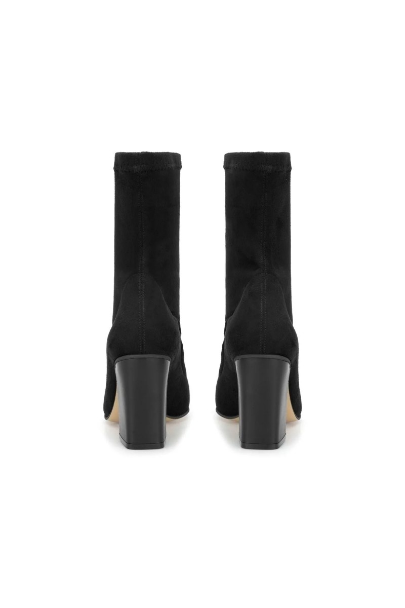 Women's Heeled Boots - Black - DS Kate