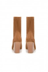 Women's Heeled Boots - Tan - DS Kate