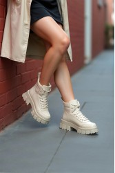 Women's Boots - Beige - DS Lucy