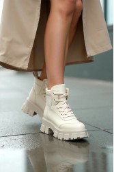 Women's Boots - Beige - DS Lucy