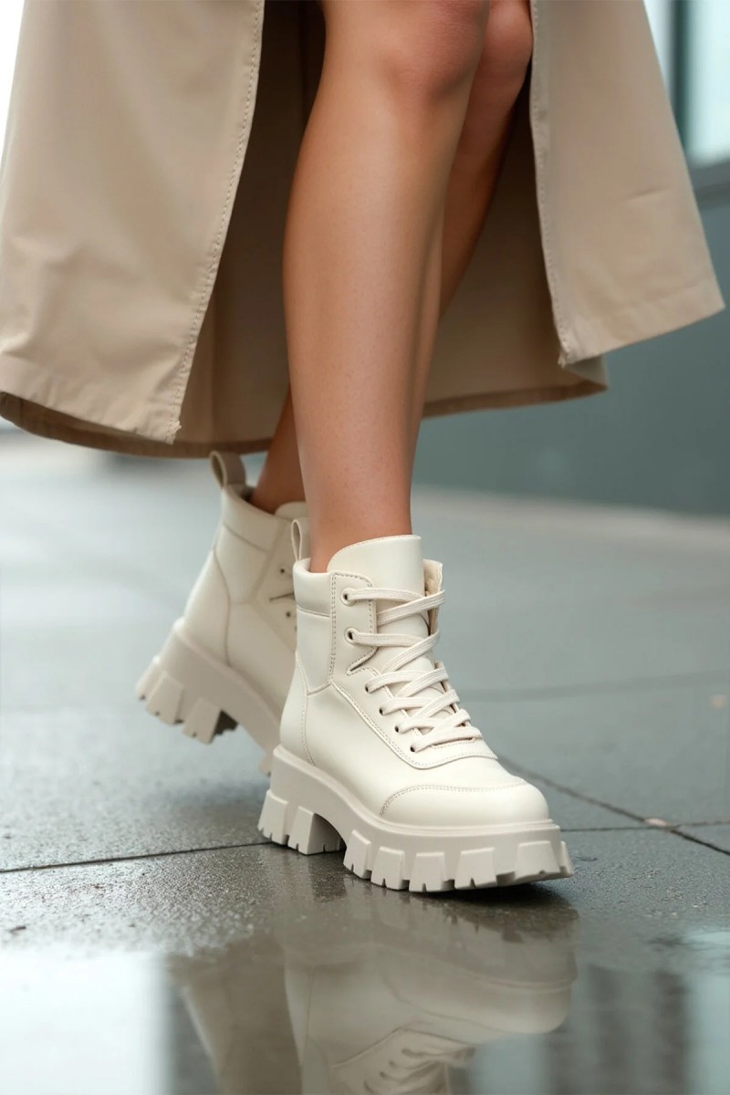 Women's Boots - Beige - DS Lucy