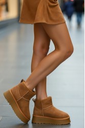 Women's Boots - Tan 1 - DS Oggo