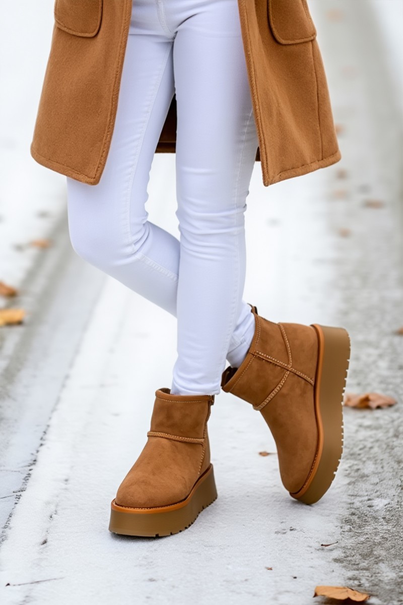 Women's Boots - Tan 1 - DS Oggo