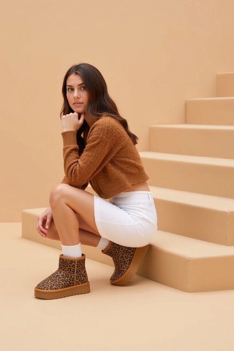 Women's Boots - Leopard - DS Oggo