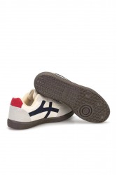 Womens Sneakers - Beige Dark Blue - Ruby