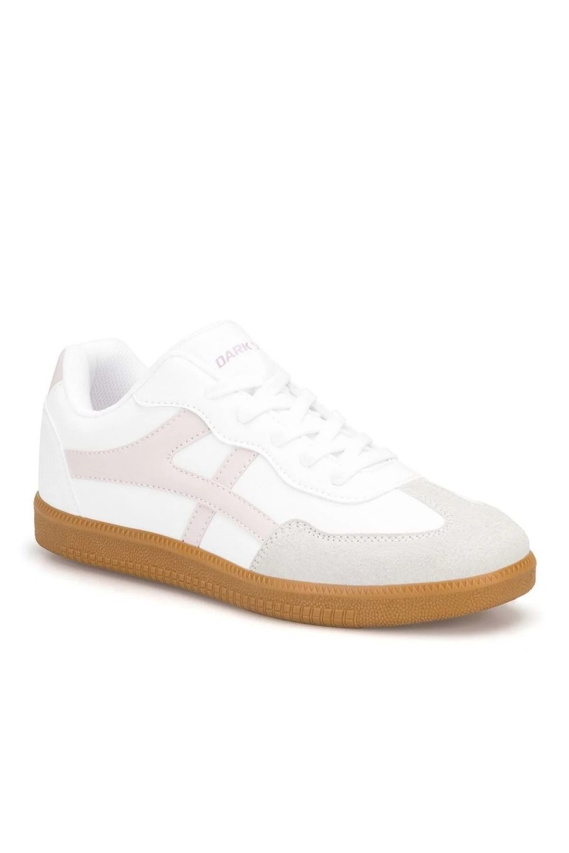 Womens Sneakers - White Powder - Ruby