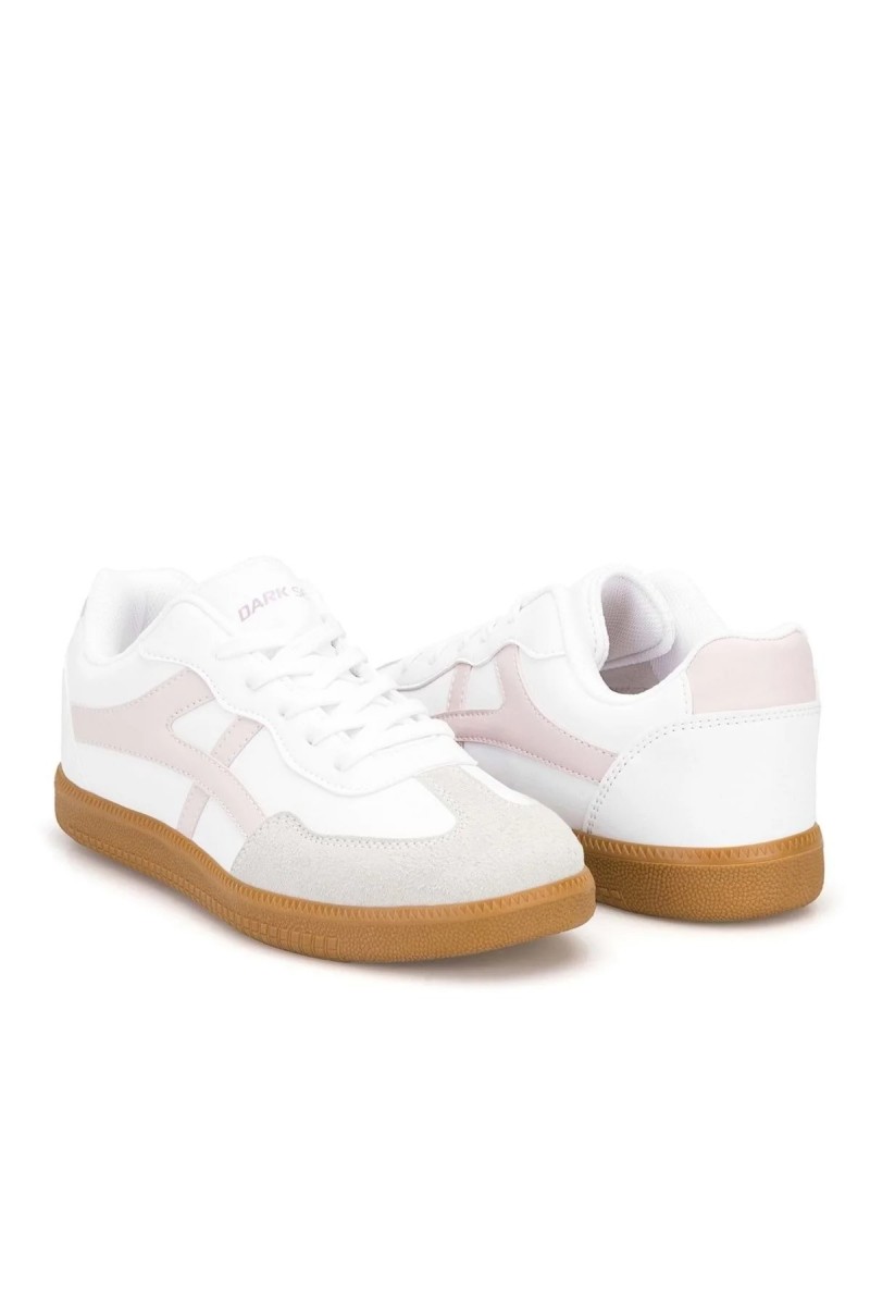 Womens Sneakers - White Powder - Ruby