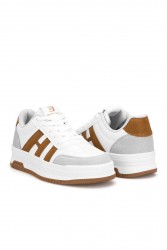 Women's Sneakers - White Tan - DS Sage