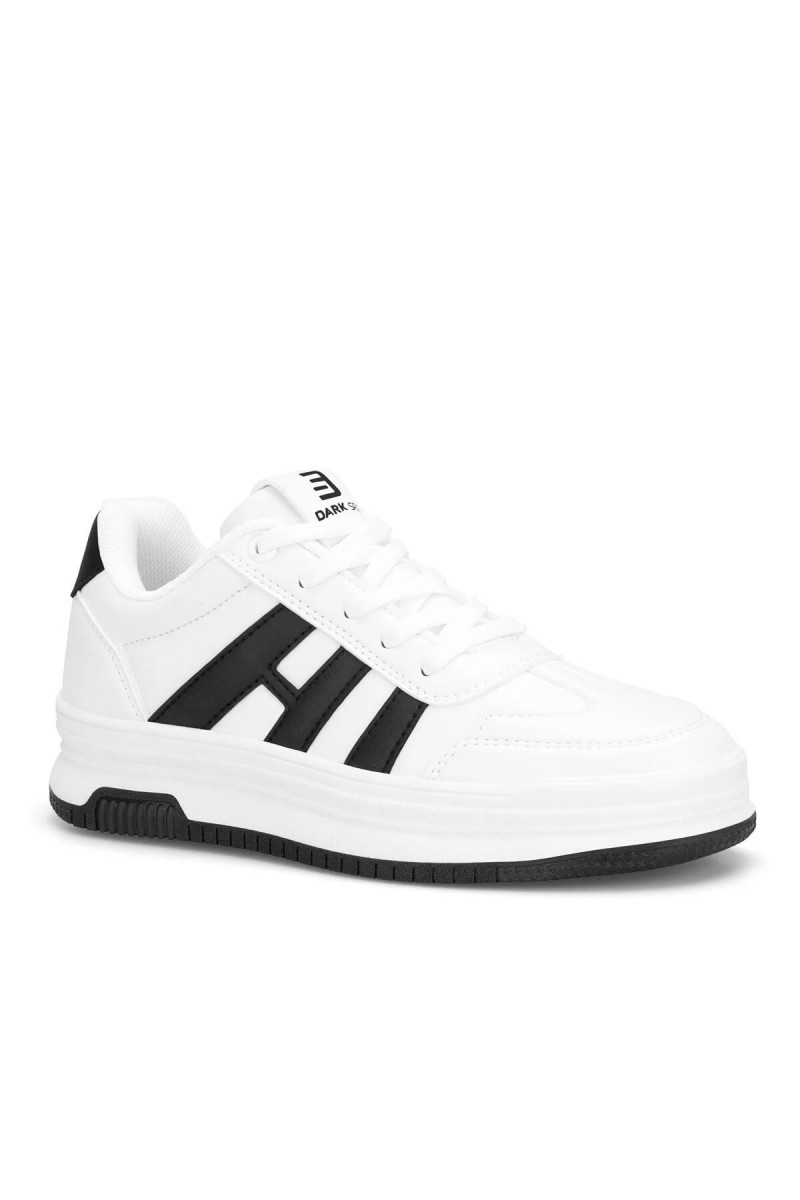 Women's Sneakers - White Black - DS Sage
