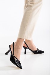 Mid Heel Shoes - Katrin - Black
