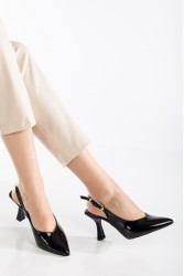 Mid Heel Shoes - Reya - Black