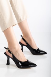 Mid Heel Shoes - Reya - Black