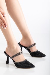 Mid Heel Shoes - Shona - Black