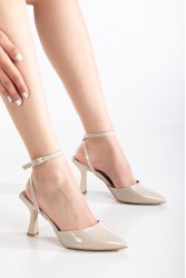 Mid Heel Shoes - Aster - Beige
