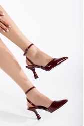 Mid Heel Shoes - Aster - Red