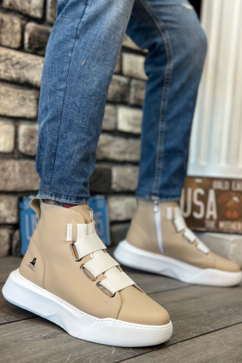 Men’s Boots - Beige - 0142