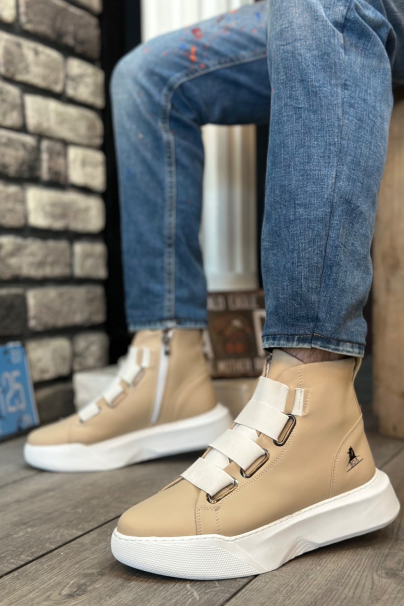 Men’s Boots - Beige - 0142