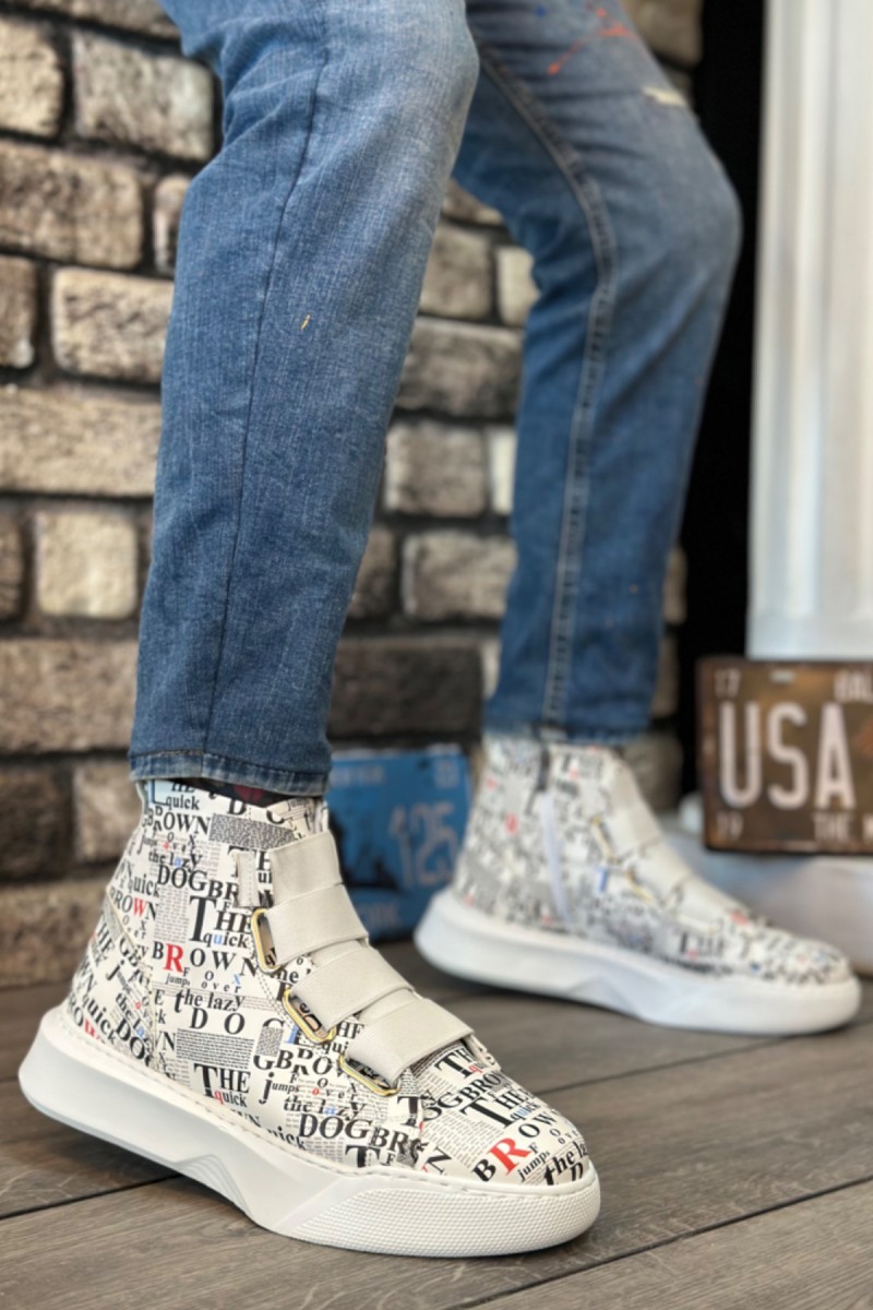 Men’s Boots - Letter Painted - 0142