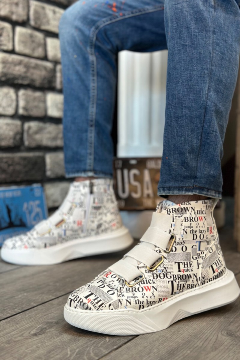 Men’s Boots - Letter Painted - 0142