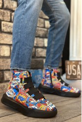 Men’s Boots - Popart Painted - 0142