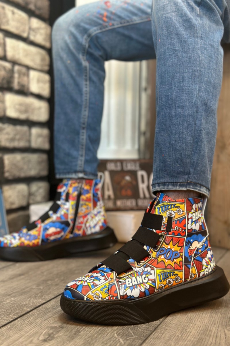 Men’s Boots - Popart Painted - 0142
