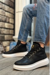 Mens Boots - Black White - 0151