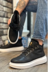 Mens Boots - Black White - 0151