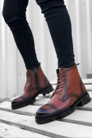 Mens Boots - Tan - 0187