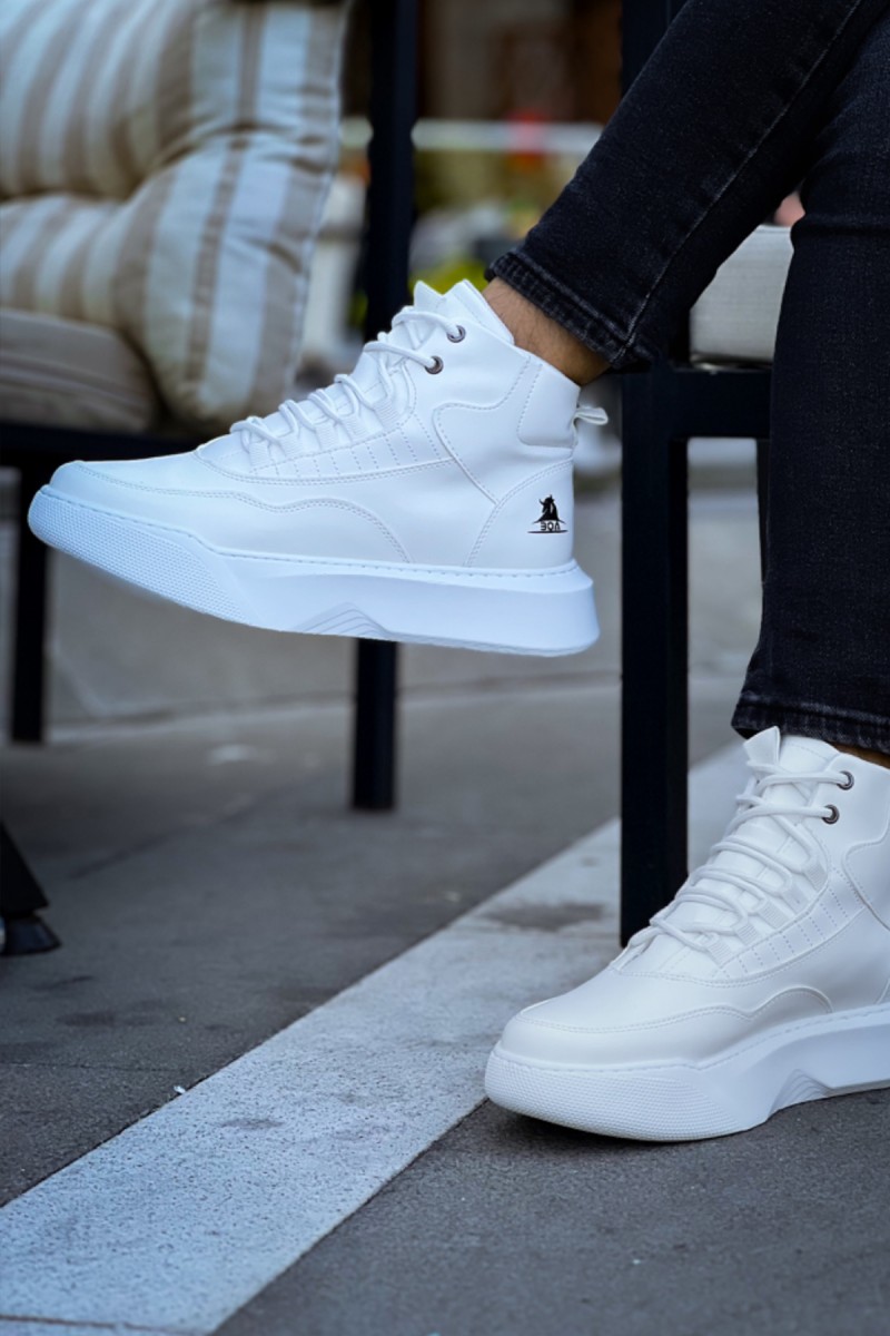 Mens Boots - White - 0192