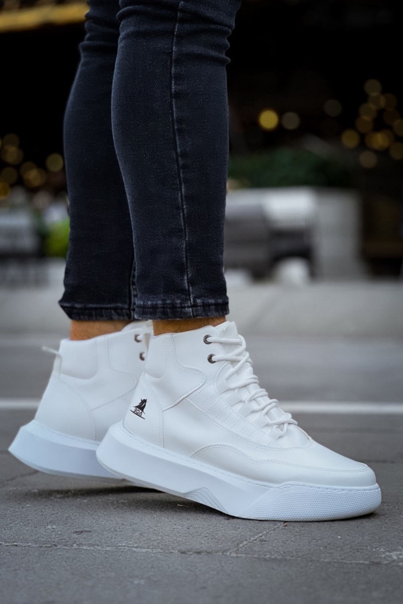 Mens Boots - White - 0192