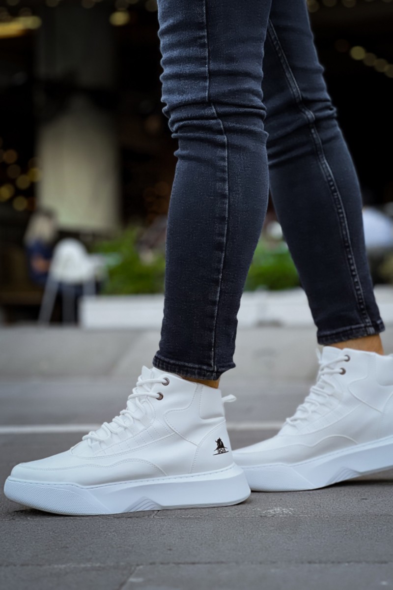 Mens Boots - White - 0192