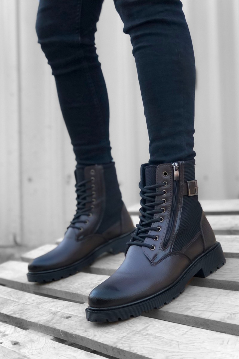 Mens Boots - Brown - 0218