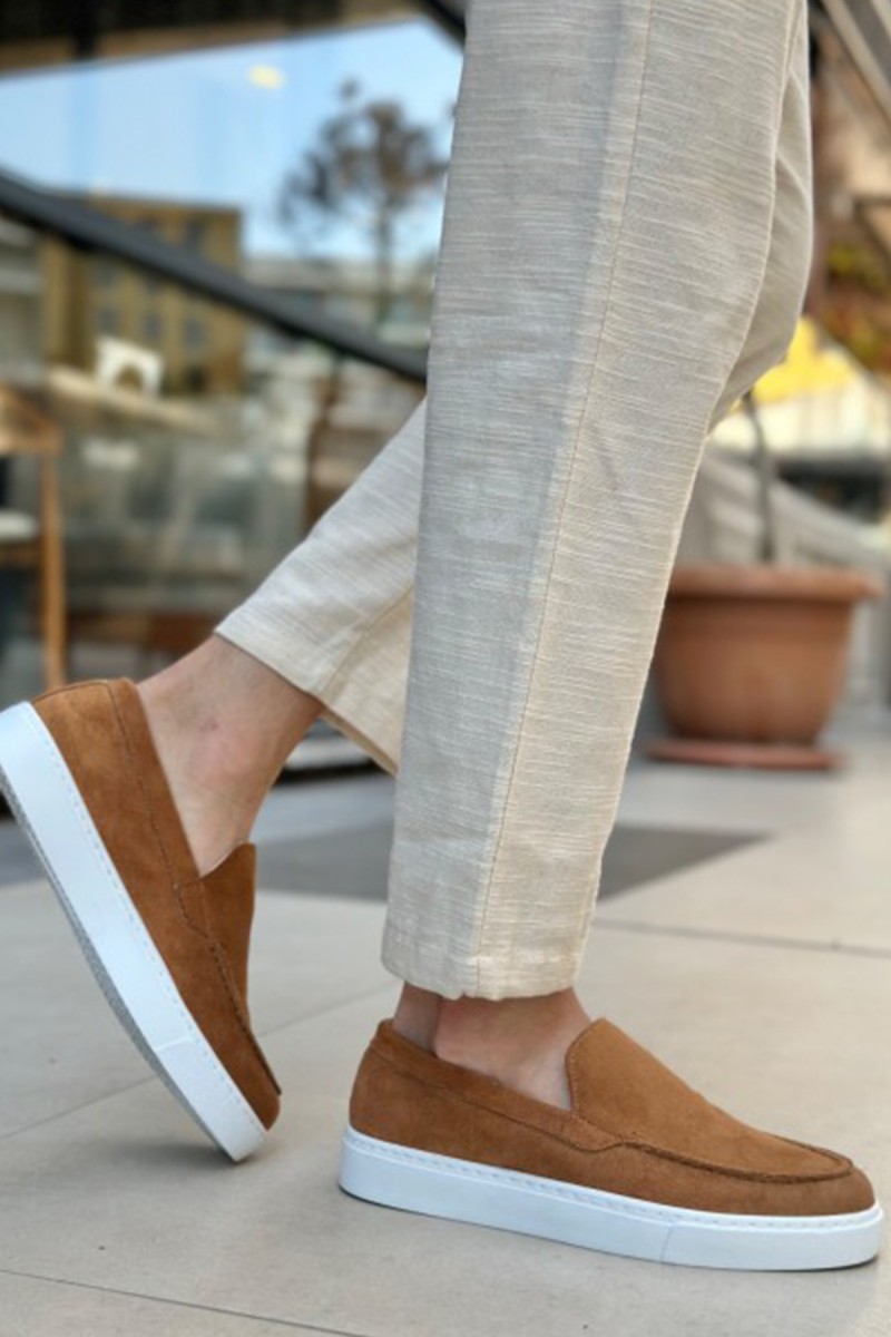 Mens Loafer - Tan Suede - 0241