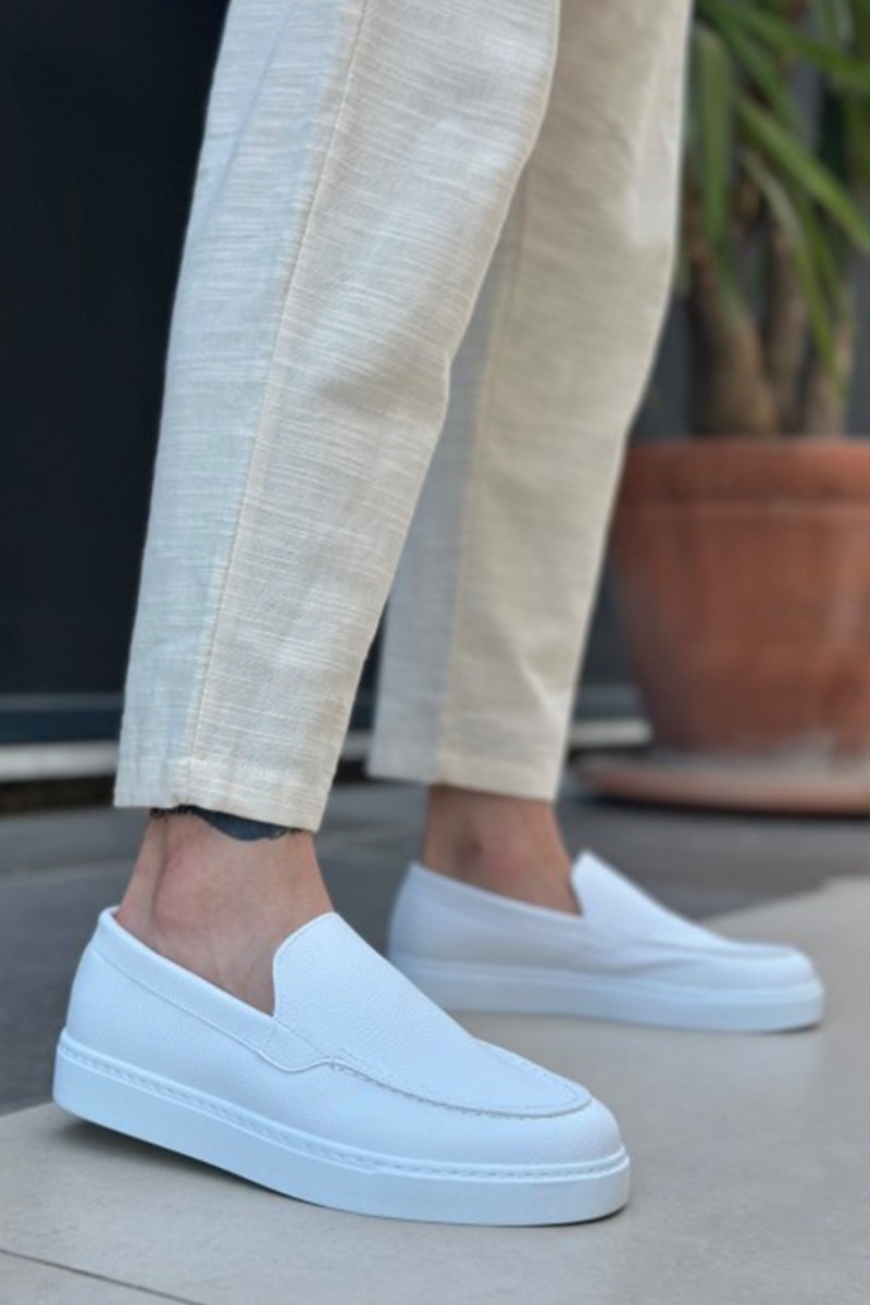 Mens Loafer - White - 0241