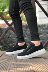 Mens Sneakers - Black White - 0310