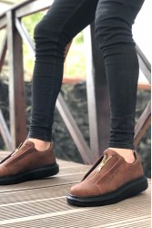 Mens Sneakers - Tan Black - 0310
