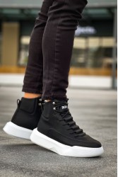 Mens Boots - Black White - 0321