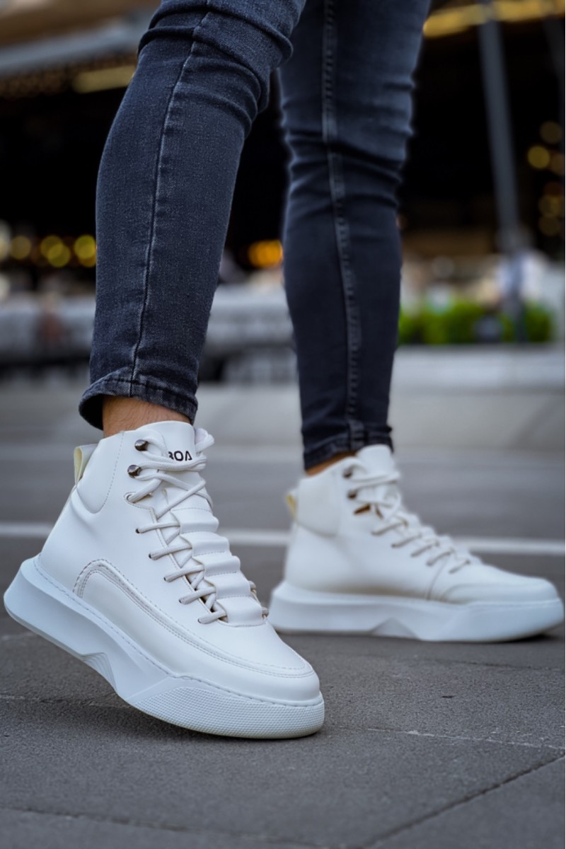 Mens Boots - White - 0321