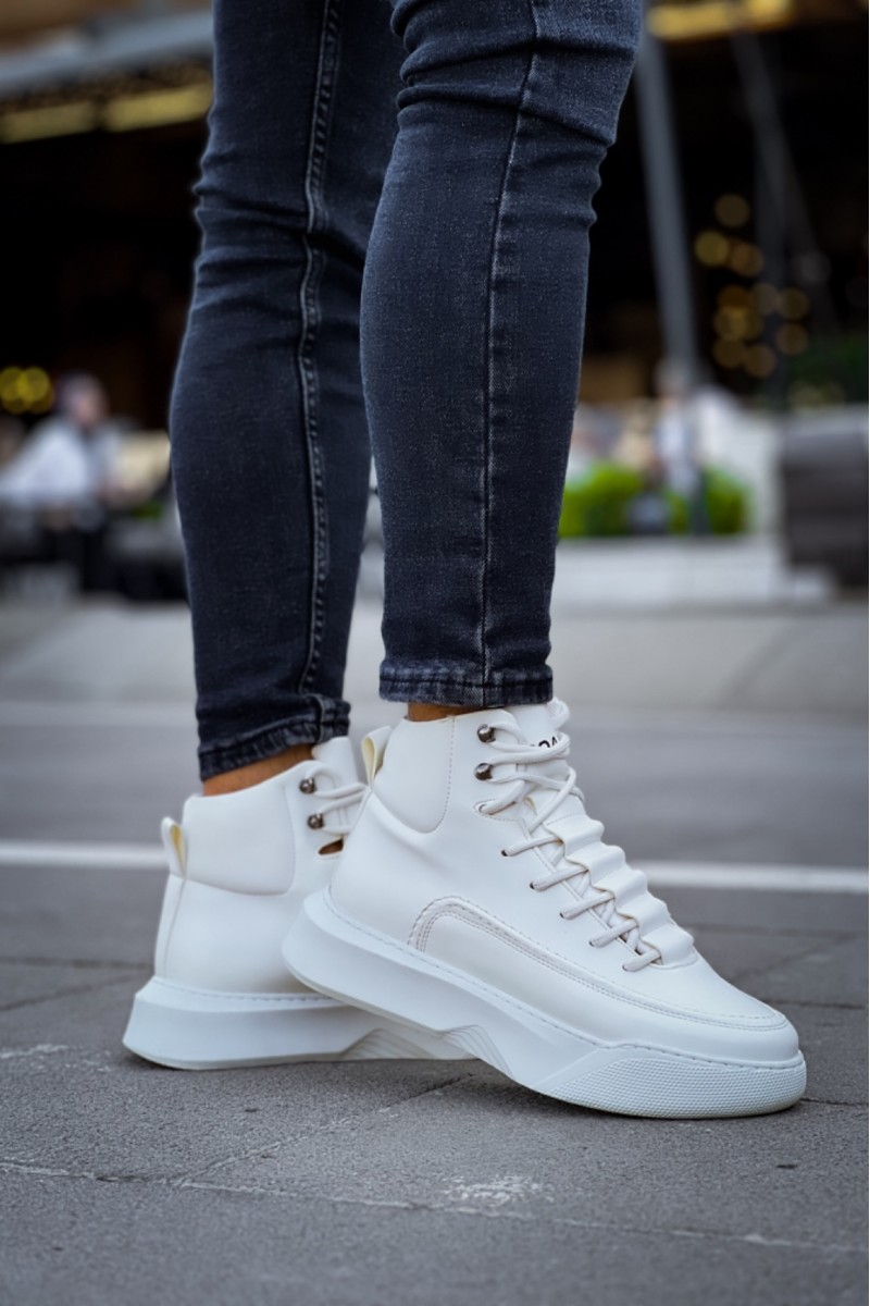 Mens Boots - White - 0321