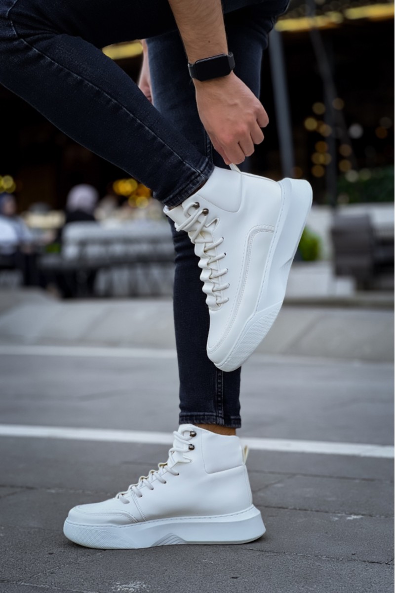 Mens Boots - White - 0321