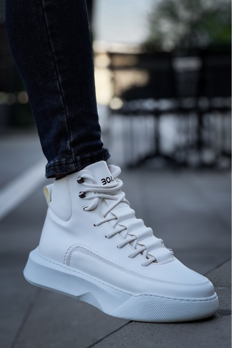 Mens Boots - White - 0321