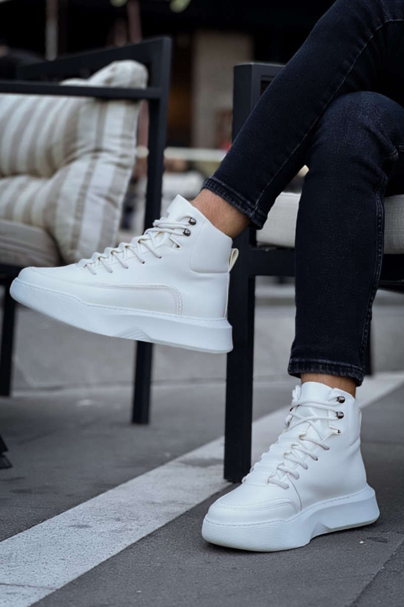 Mens Boots - White - 0321